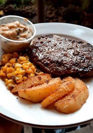 Foto resep Beef Steak with Mushroom sauce