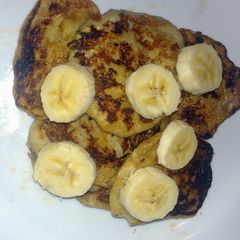 A picture of 2 ingredient pancakes!.