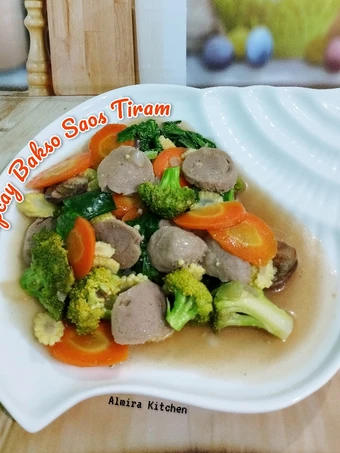 Cara Gampang Membuat Resep Capcay Bakso Saos Tiram 👩🏻‍🍳 yang Sempurna Anti Ribet, Menggugah Selera