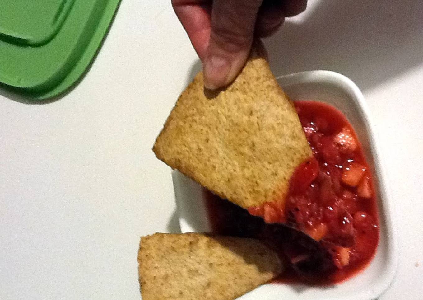 Fruit Salsa & Baked Cinnamon Chips