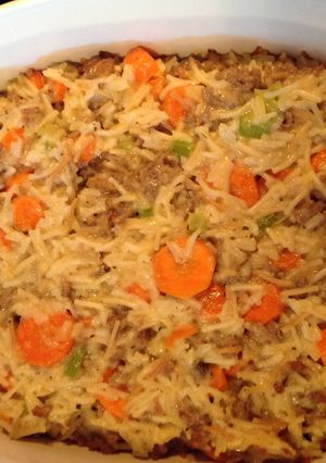 A picture of Sausage Rice Casserole(Dinner On A Dime).