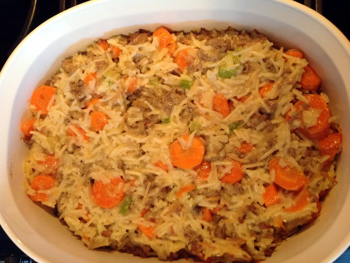 Easy Steps to Make Sausage Rice Casserole(Dinner On A Dime) the Delicious Perfect