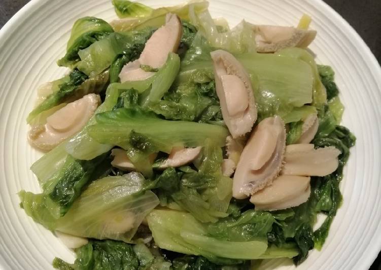 Recipe of Yummy Chinese Lettuce w/ Scallops