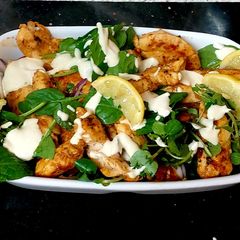 A picture of My Spicy Chicken Salad🥰 #mainmeal#Lunch.