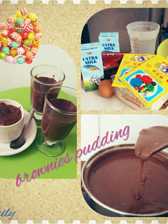 Foto resep Brownies Pudding