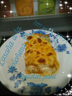 Una foto de Lasaña a la boloñesa 🍴con Thermomix5 💠 a mi manera💠