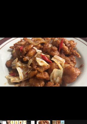 Foto resep Udang tepung asam manis pedas asin gurih