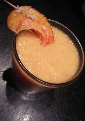 A picture of Peach smoothie.