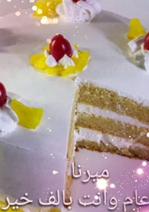 صورة لوصفة كيكة بطريقة سهلة وبسيطة 🎂🍰
