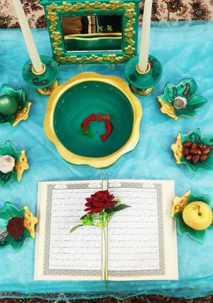عکسی از دستور سفره هفت سین 97