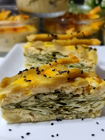 Langkah Mudah untuk Menyiapkan Resep Secawan Lapis Bayam Panggang yang Menggugah Selera Anti Ribet, Mantap