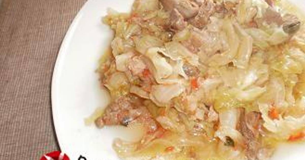 Pork with cabbage Recipe by Cookpad Greece Cookpad