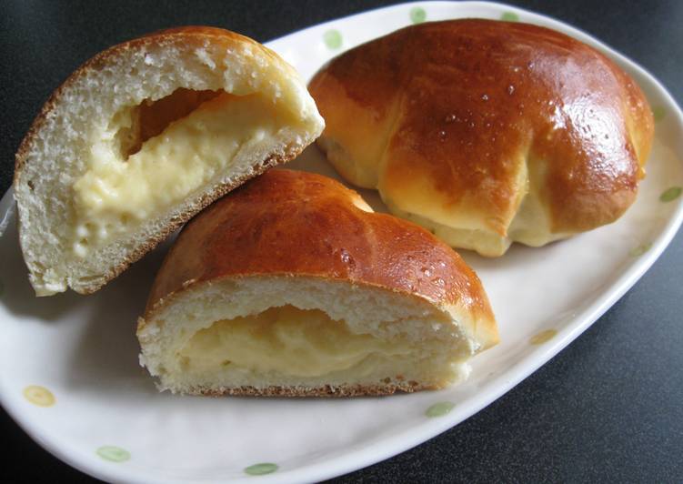 Simple Way to Prepare Super Quick Homemade Cream Pan (Custard Buns)