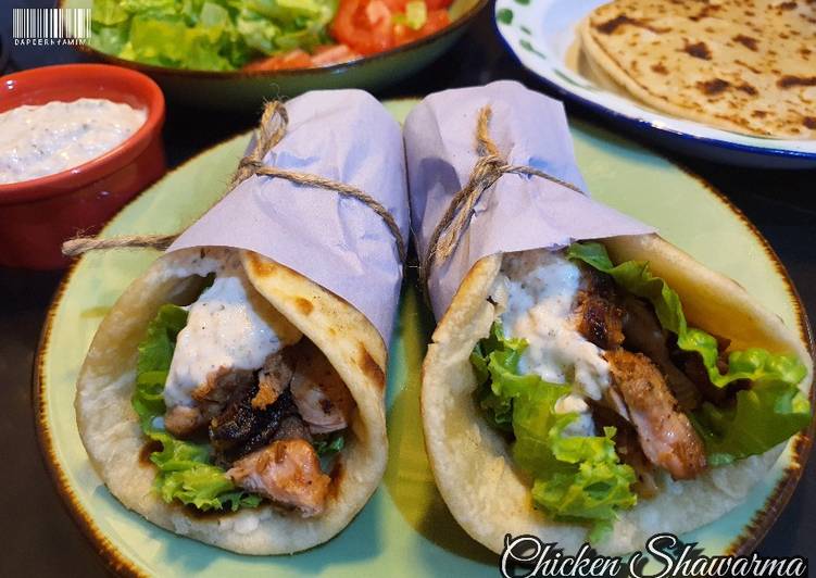 Resep Chicken Shawarma Jadi, Lezat Sekali