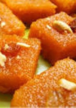 A picture of Rava Kesari.