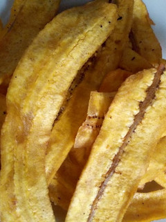 A picture of Home made crispy unripe plantain chips.