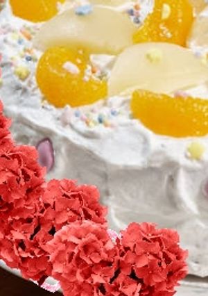 صورة لوصفة كيكة بسيطة بمناسبة خطبة ابنة اخى الحبيبة ❤❤