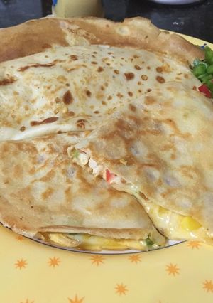 عکسی از دستور کرپ مرغ