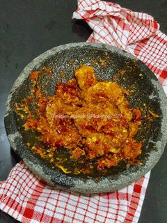 Foto resep Tempe penyet sambal teri medan