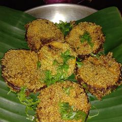 A picture of Brinjal /eggplant fry.