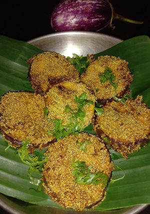 A picture of Brinjal /eggplant fry.