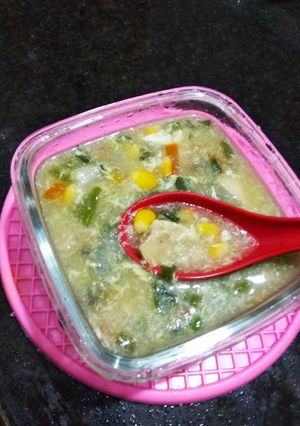 চিকেন স্যুপ (Chicken soup recipe in Bengali) রেসিপির প্রধান ছবি