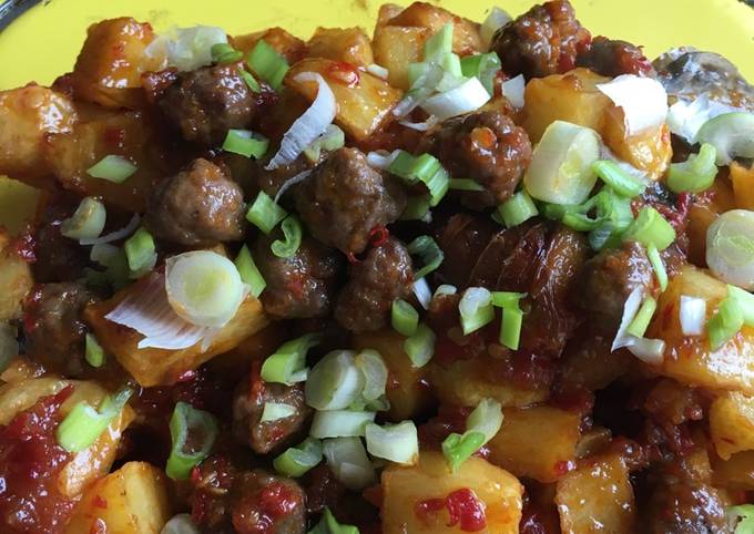 Resep Sambal goreng kentang dgn bola daging oleh April ...