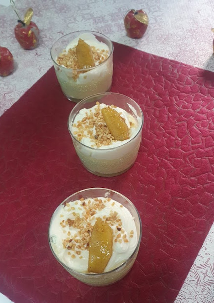 Una foto de Espuma de manzana