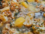 يخنة الزهرة مع البطاطا