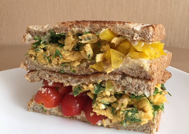 Cara Gampang Membuat Hummus Vegie Sandwich yang Menggugah Selera