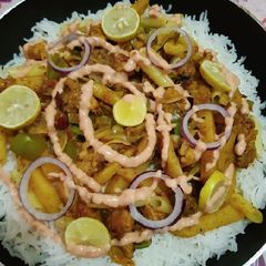 A picture of Chinese rice platter😋.