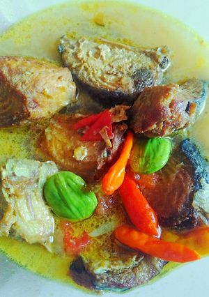 Foto resep Gulai Tongkol Hitam Nano-Nano