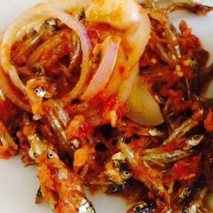 A picture of Fried Omena.