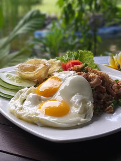 Foto resep Nasi goreng seafood simple