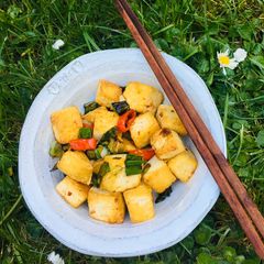 A picture of Salt and Pepper Tofu.