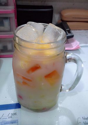 Foto resep Es Buah Pelangi