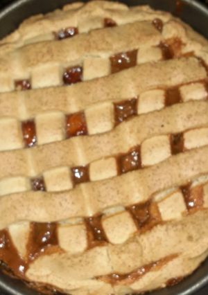 Una foto de Pastafrola de Dulce de Leche