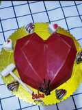 كيكه القلب المضلع(كيكة بينياتا Piñata Cake)