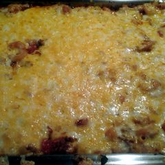 A picture of oven goulash.