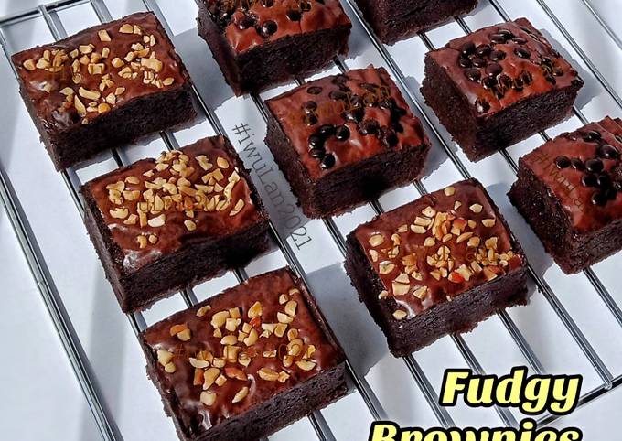 Bagaimana cara membuat Fudgy Brownies dijamin lezat