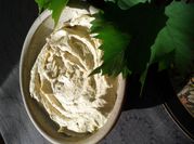 A picture of authentic hummus