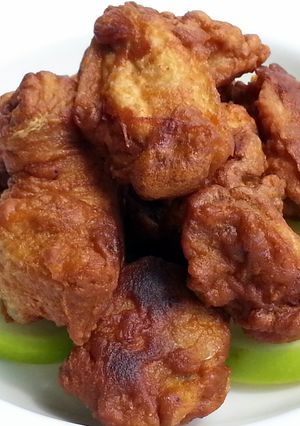A picture of Fried Curry Chicken.