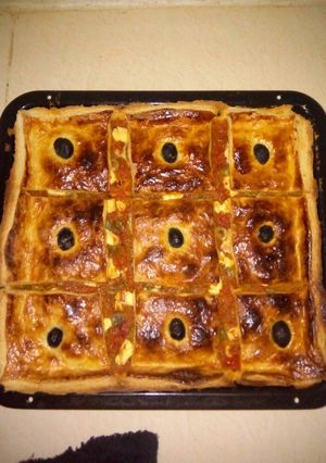 صورة لوصفة كوكا مورقة بدون عجينة مورقة