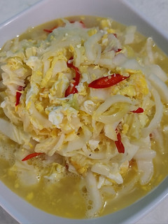 Foto resep 84 ☆ Tumis Sawi Putih Telor ☆