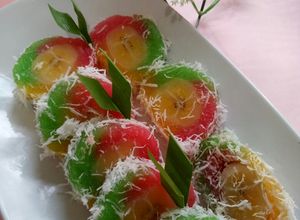 Foto resep Kue mata roda pelangi