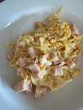 Carbonara diferente - reaproveitamento