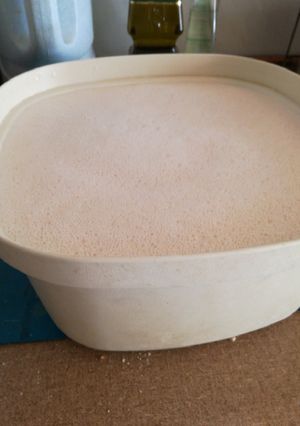 Una foto de Leche de almendras natural