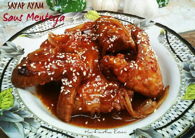 Sayap Ayam Saus Mentega