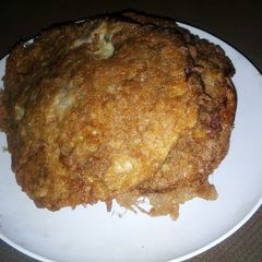 A picture of Local Gurasa fried with egg.