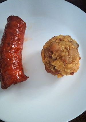 Una foto de Tacacho con chorizo